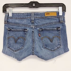 levi’s | demi curve denim jean cut-off shorts sz 1